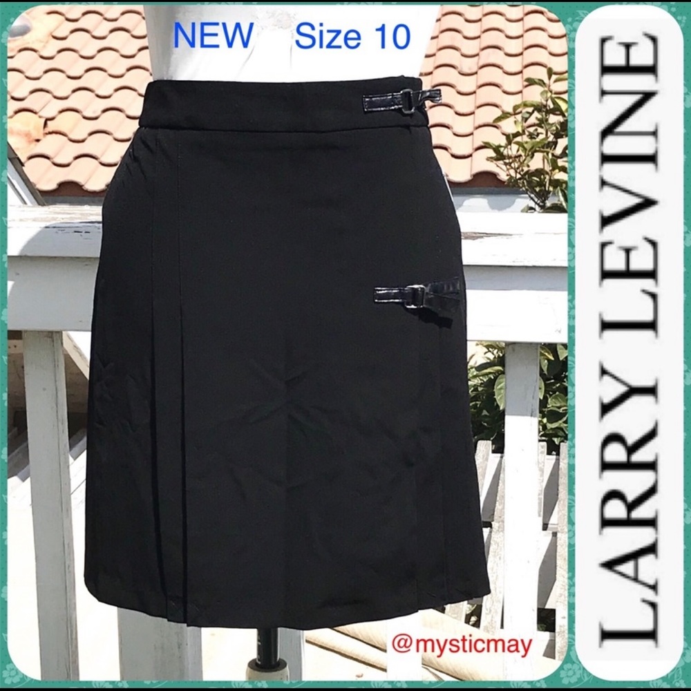 Larry Levine Pencil Skirt Black-NWOT